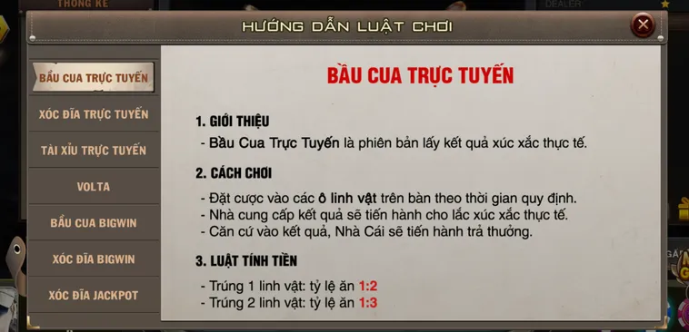 Chinh Phục Sảnh Bầu Cua Live Tại VaoBet Với Tỷ Lệ Thắng Lớn