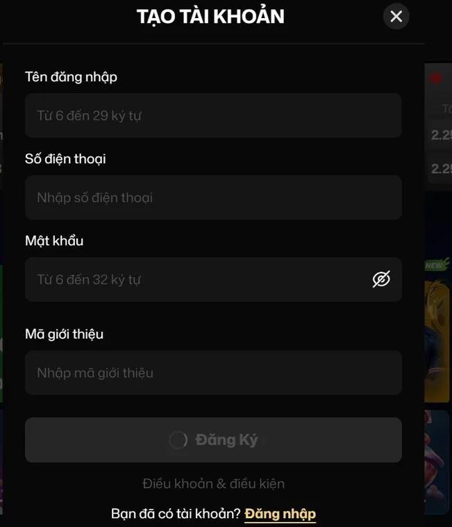 Đăng Ký VaoBet Hướng Dẫn Chi Tiết Quy Trình Tạo Tài Khoản Thành Viên Nhanh Chóng