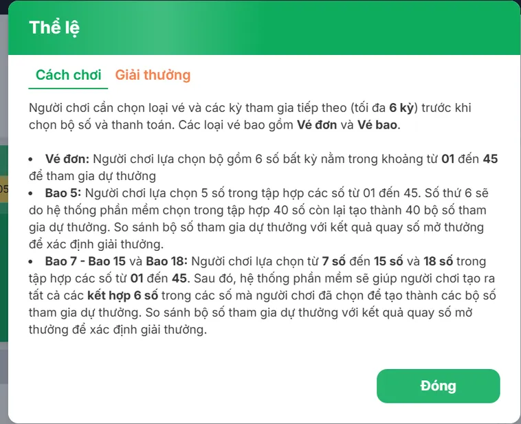 Chinh Phục Jackpot Khổng Lồ Cùng Mega 645 VaoBet Với Tỷ Lệ Thắng Siêu Hấp Dẫn