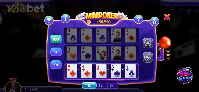 Khám Phá Table Game Mini Poker Tại VaoBet Với Những Kèo Cược Đỉnh Cao Nhất