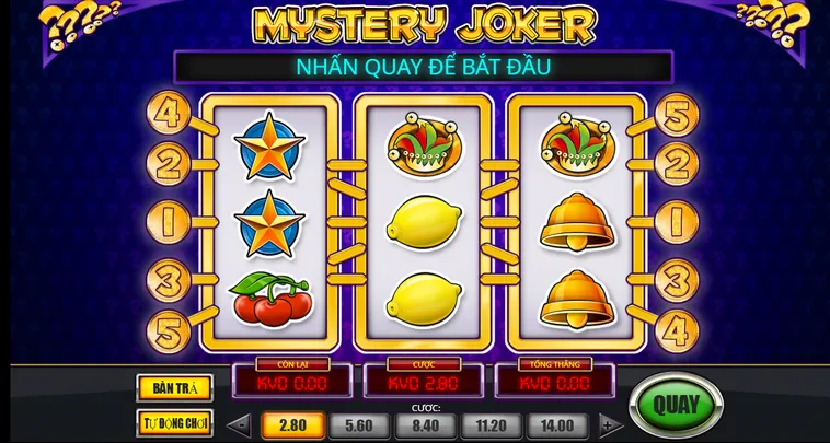 Trải Nghiệm Game Nhanh Mystery Joker Tại VaoBet Với Cơ Hội Thắng Cược Lớn