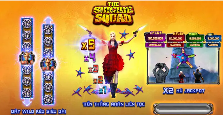 Trải Nghiệm Đỉnh Cao Cùng Slot Game Suicide Squad Tại VaoBet Ngay Hôm Nay