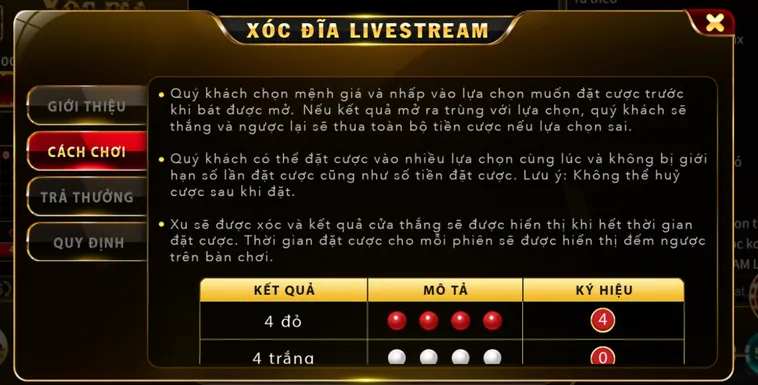 Khám Phá Sức Mạnh Đỉnh Cao Xóc Đĩa Live Tại VaoBet Đẳng Cấp Nhất